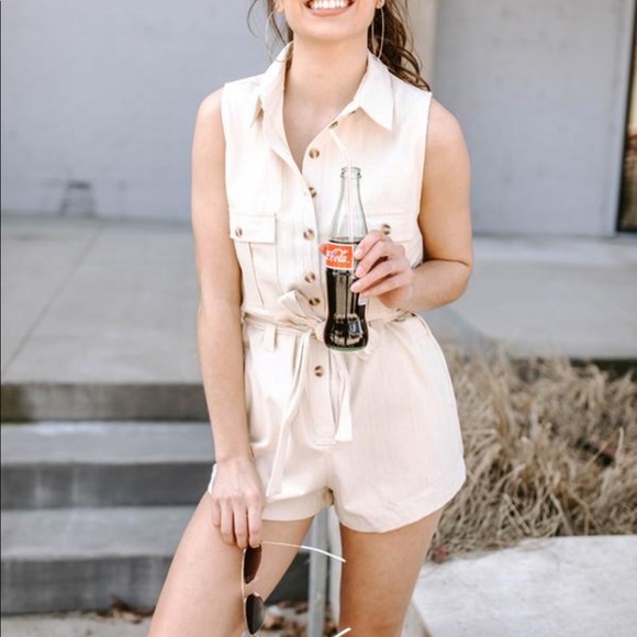 Kittenish Pants - Kittenish lover linen romper